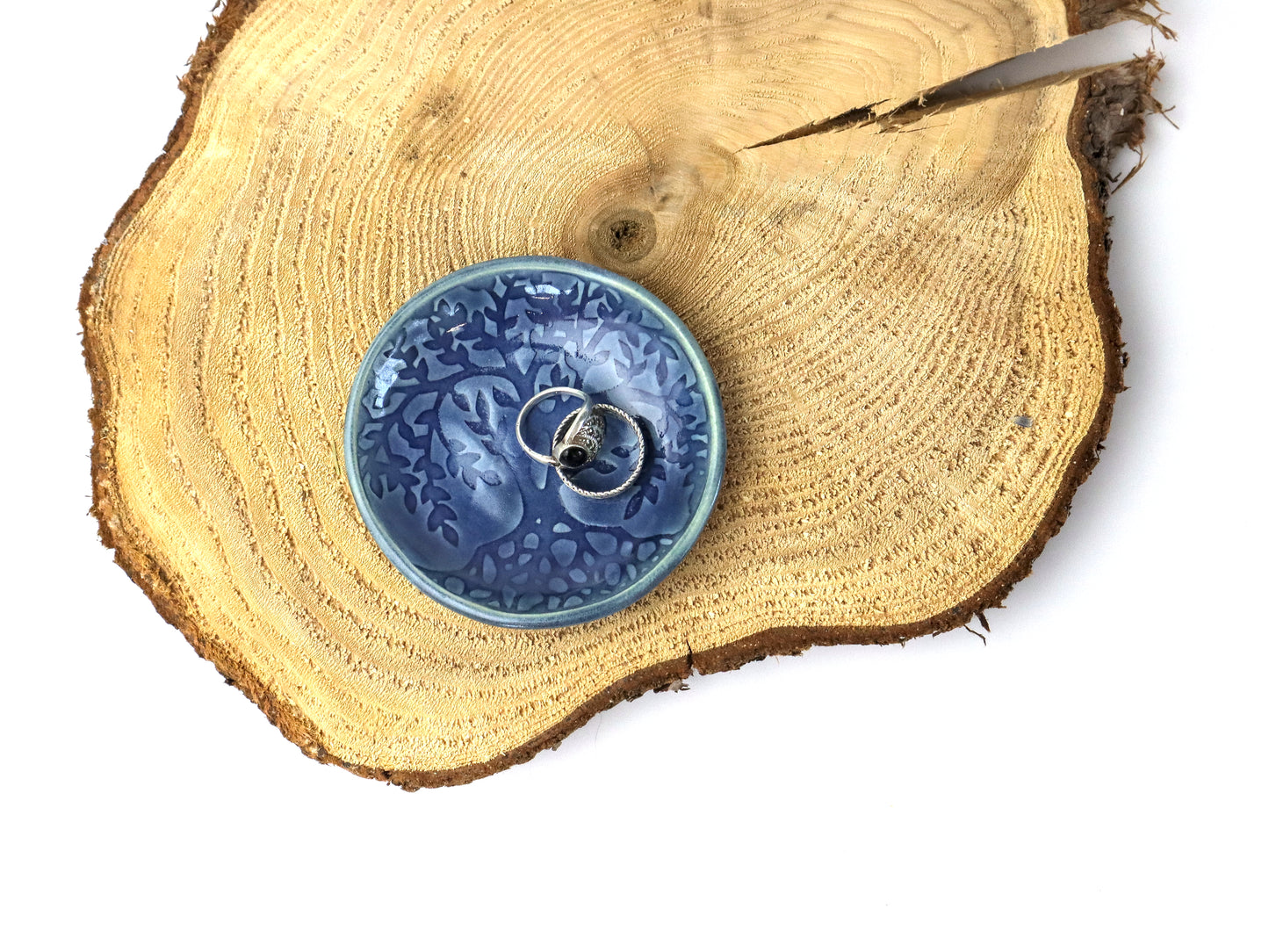 Tiny ring dish with Tree of Life motif