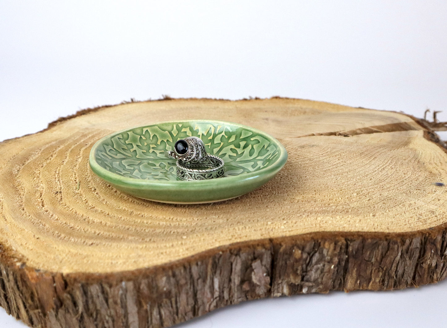 Tiny ring dish with Tree of Life motif