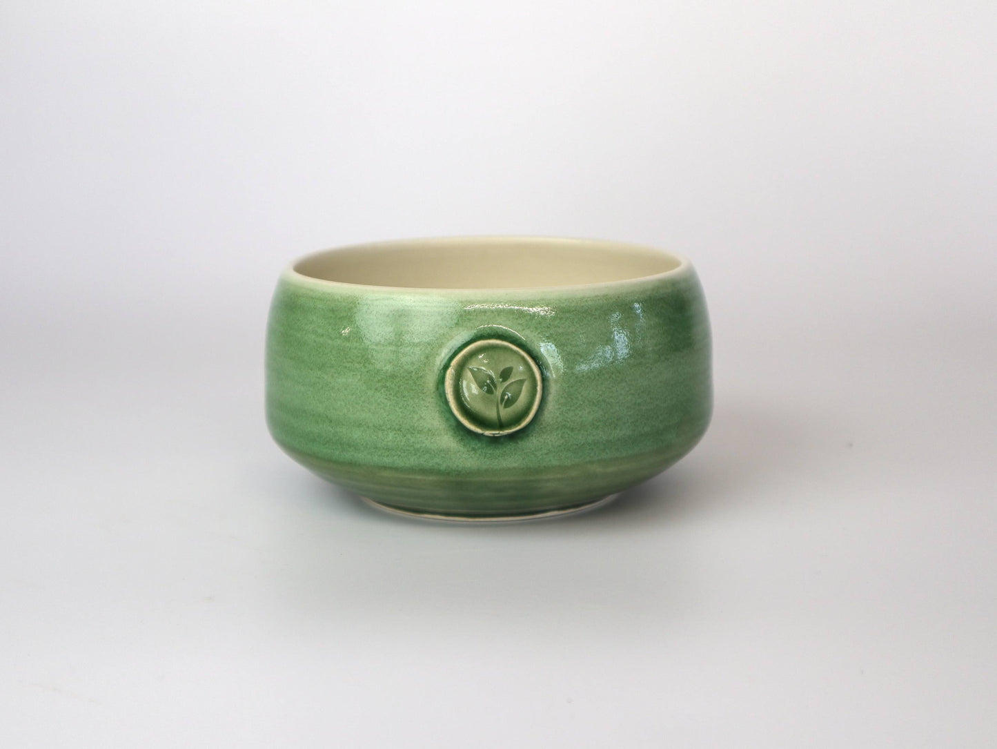 ''Leaf seal'' Matcha Bowl