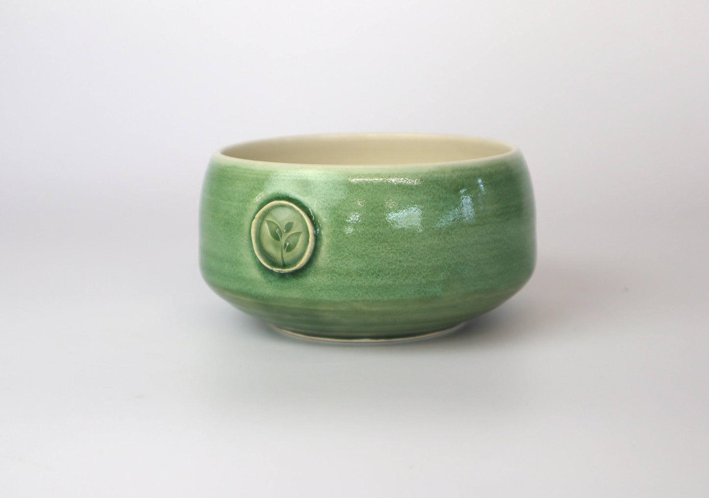 ''Leaf seal'' Matcha Bowl