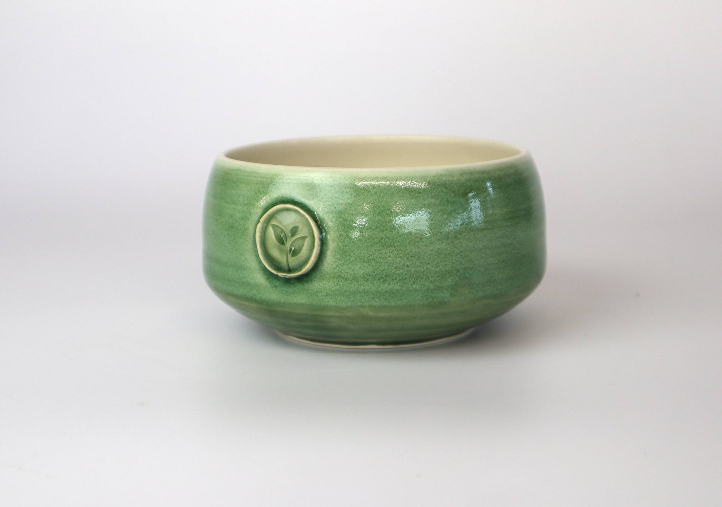 ''Leaf seal'' Matcha Bowl