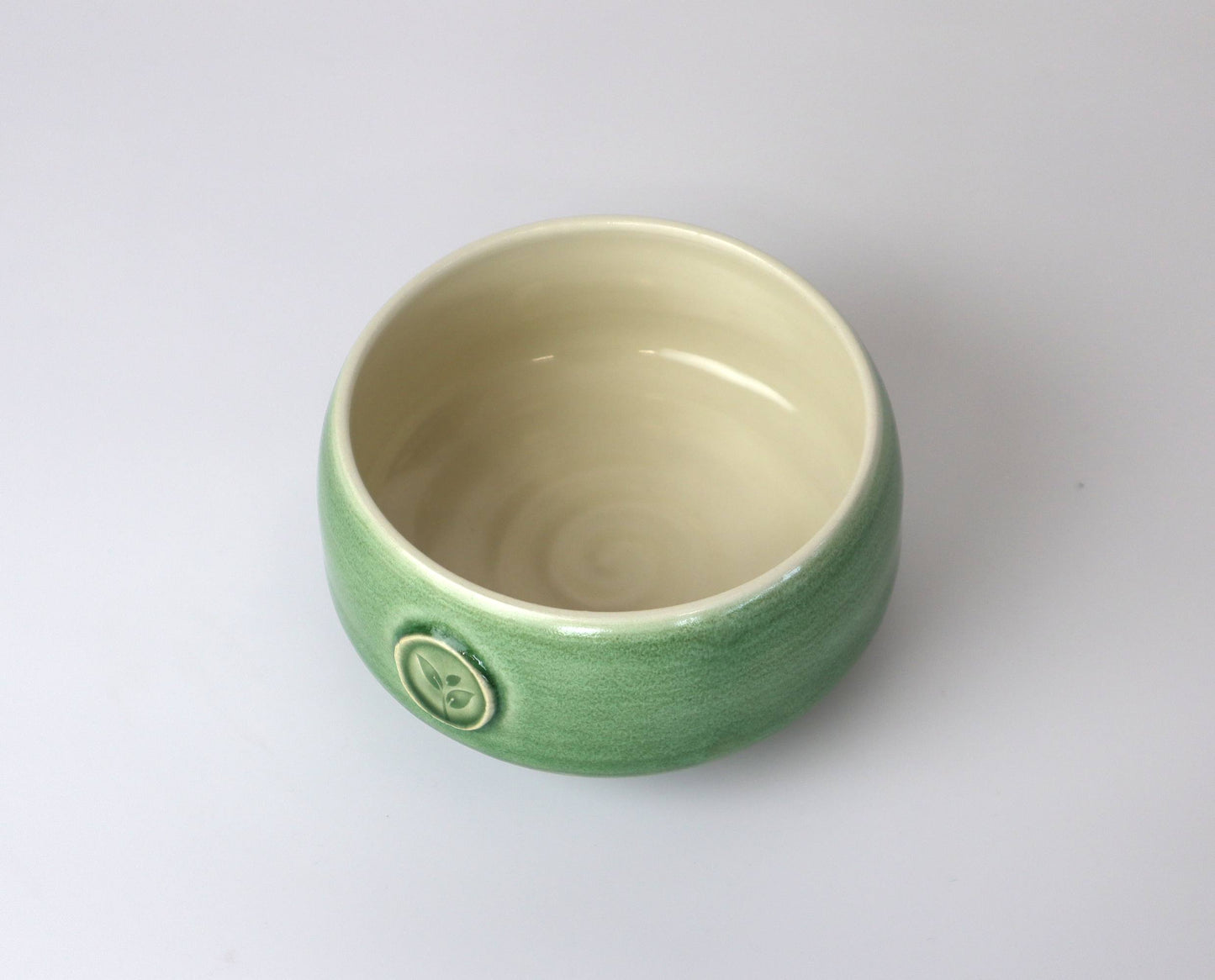 ''Leaf seal'' Matcha Bowl